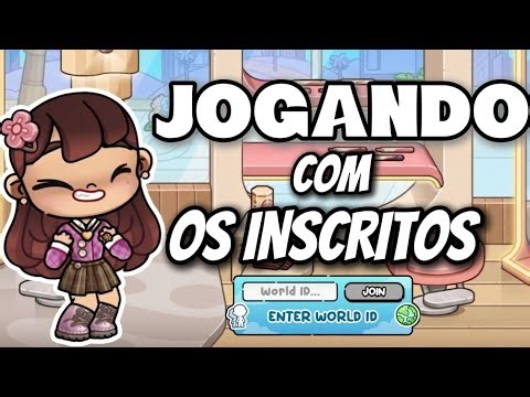JOGANDO AVATAR WORLD COM OS INSCRITOS