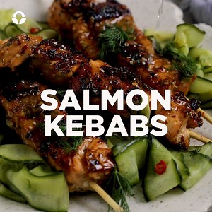 Versatile, healthy recipe alert 👉 https://foodloversmarket.co.za/recipes/salmon-kebabs/ ​ These salmon kebabs are juicy, flakey, and packed with flavour - ready to be zhooshed up with slices of vegetables in between and a side-salad of your choice. | Food Lover's Market