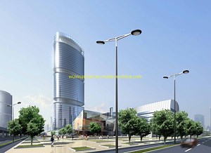 [Hot Item] Aluminum Garden Anodized Tapered Outdoor Street Decorative Road Conic Light Pole