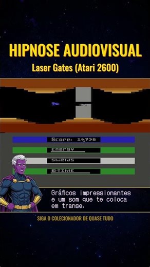 Laser Gates (Atari 2600): A Missão Mais Claustrofóbica! 🚀#retrogaming #atari #shorts
