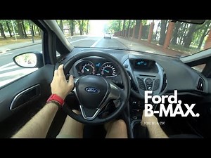 Ford B-MAX 1.0 EcoBoost 74 kW /101 HP 4K | POV Test Drive #092 Joe Black
