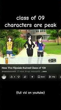 class of 09 vid out now #classof09 #visualnovel #anime #y2k