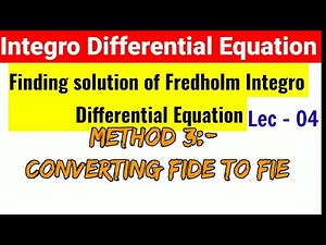 Method 3:- Converting FIDE to FIE