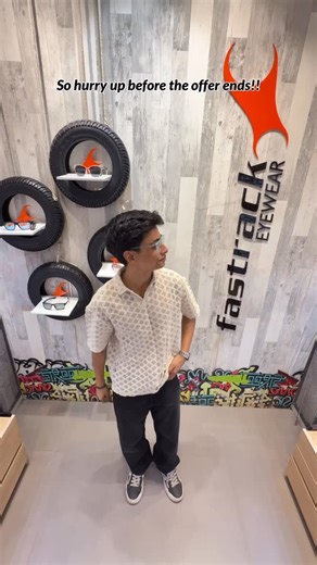 RUSHABH VADHER on Instagram: "Serving looks without doubling the bill! Titan and Fastrack eyewear are giving you Buy one get one! Two styles, one price, endless vibes. . . #ad . . . #explorepage #fyp #fashion #streetstyle"
