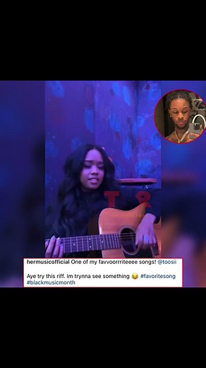 #HER coming through with acoustic cover of #Toosii’s hit song #FavoriteSong 👏🏾🔥 #fyp #foryoupage #TheShadeRoom #BlackTikTok #Viral