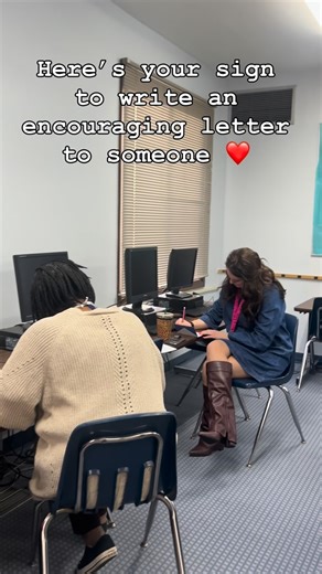 Calvary Academy on Instagram: "This morning during devotions, our teachers spent time writing encouraging letters to one another! It’s nice to feel appreciated and to receive encouragement from time to time. This is a challenge for you to write someone a letter or send them a quick text. Let them know you’re thinking about them! ❤️ #thisiscalvary"