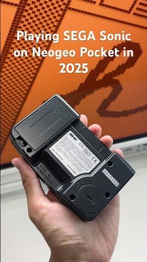 SEGA Sonic on Neo Geo Pocket Color in 2025: Retro Gaming Revival #retrogaming #snk #console