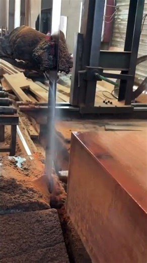 wood splitting machine process #shorts
