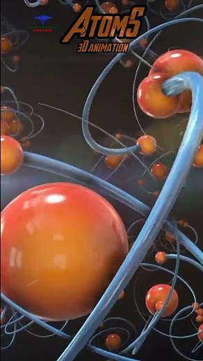 Atoms 3D animation .. #atom #shorts