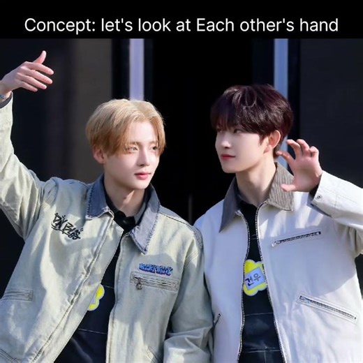 Geonat looking at each other's hand? that means? #leesangwon #geonat #kimgeonwoo #sangwon #geonwoo