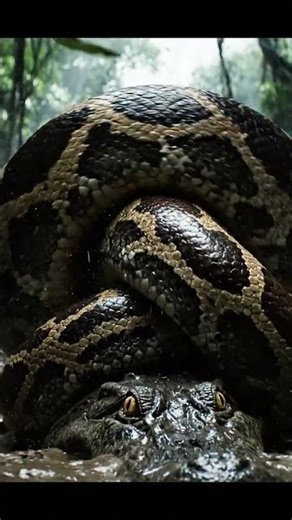 CROCODILE vs SNAKE/Phanha Sak/ crocodiles and Snakes 4K video