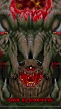 All demons attacks, and death animation doom 2 1994. #doom2 #game #1994