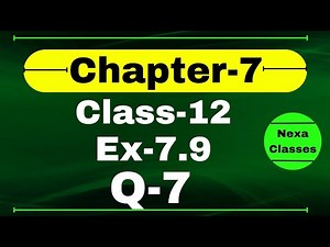 Class 12 Ex 7.9 Q7 Math | Chapter7 Class12 Math | Integration | Ex 7.9 Q7 Class 12 Math