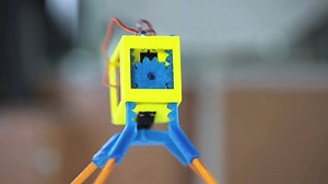3D Printed,  Pencil-Footed Walker Robot by randofo #3DThursday #3DPrinting