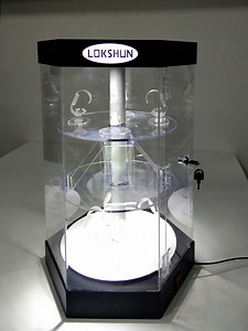 [Hot Item] Custom Lockable Acrylic Cabinet Watch Jewelry Display Counter Antitheif Display Sunglass Stand