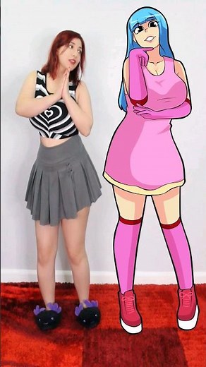 💙 MEMEME! 2D VS 3D #cosplay