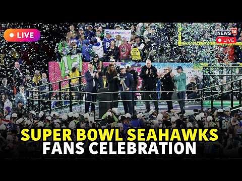 Seahawks Win Super Bowl LX! | Trophy Presentation & Post-Game Celebration LIVE | Fans Celebrate