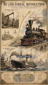 Invention of steam engine