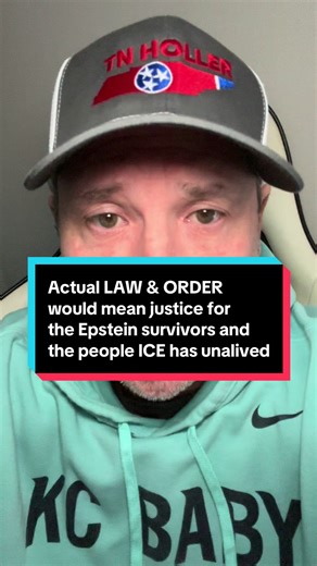 Actual LAW & ORDER would mean justice for the Epstein survivors and the people ICE has unalived #abolishice #epsteinfiles