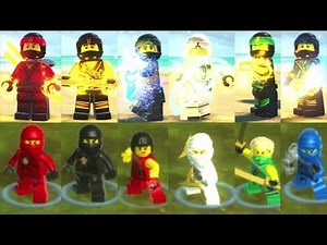The LEGO Ninjago Movie Video Game vs LEGO Ninjago: Shadow of Ronin - All Main Ninjago Characters