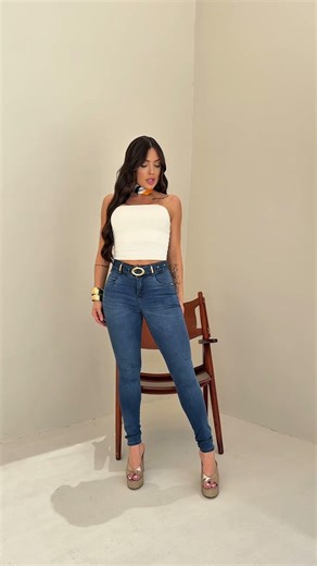 Calça Skinny Cintura Média Levanta Bumbum Premium Ri19 ° 78606