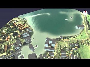 Hypothetical tsunami inundation model