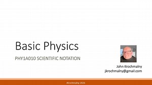PHY1A010 Scientific Notation
