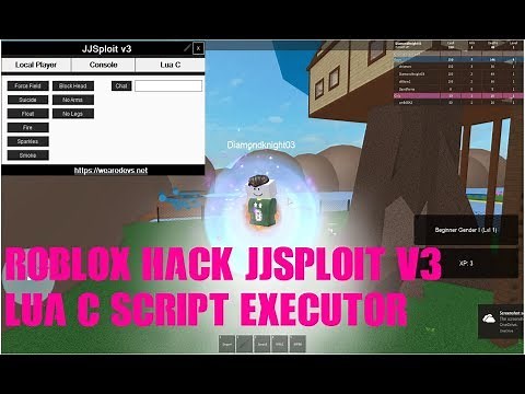 Roblox Hack:JJSploit V3(Patched)LUA C Script Executor/Exploit