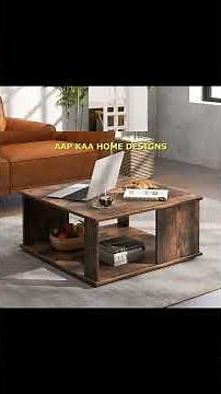 "Modern Coffee Table Ideas | Stylish Teapoy Designs for Living Room"