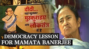 11K views | ‘Democracy exists in Delhi’, posters tell Mamata #NewsMo | Mo.Of.Everything | Facebook