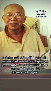 The foremost qualified teacher is a 'vajra-holder possessing the three precepts'
