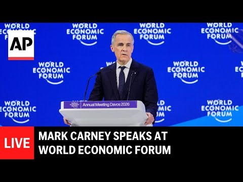 Davos LIVE: Canadian PM Mark Carney speaks at World Economic Forum