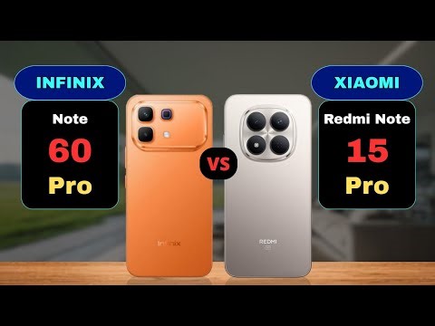Infinix Note 60 Pro 5G vs Redmi Note 15 Pro 5G