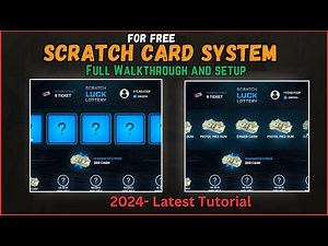 Free | Qbcore | Esx Adding a Debux Lottery Scratch Card to Your FiveM Server Setup Guide!