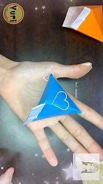 【簡単折り紙】三角ボックス✨How to make small triangular box#ボックス#箱#物入れ#box#盒子#डिब्बा#kotak#박스#折り方#おりがみ#origami#摺紙