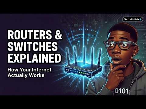 🔌 ROUTERS & SWITCHES EXPLAINED | How Your Home Network Actually Works
