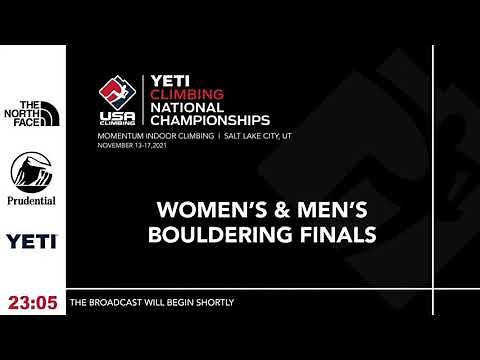 YETI Climbing National Championships - Bouldering Finals (Women's then Men's)
