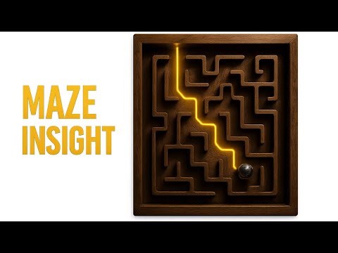From Maze to Insight 🧠 Binaural Beats for Problem Solving & Creative Focus (10Hz Alpha)