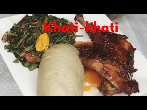 Khati-Khati made in the oven/how to cook African grilled chicken