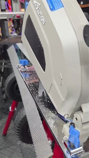 Make metal cutting effortless 🆒 Cutting steel has never been easier with Evolution Power Tools S210CCS Circular Saws. Designed specifically for metal. No sparks, no mess, no hassle — just power and clean, burr-free square cuts. #MetalCutting #CircularSaw #Metalworking #PowerTools #EvolutionPowerTools