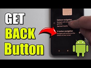 How to Get a Back Button on your Motorola Phone (Android Tutorial)
