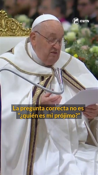 27K views · 1.3K reactions | VIDEO | En la fiesta de la Conversión de San Pablo, el Papa Francisco instó: "No preguntemos '¿quién es mi prójimo?', sino '¿me hago yo prójimo?'. Solo el amor como servicio une. Anteponer al hermano al propio sistema religioso es el camino hacia la unidad. | EWTN Vaticano | Facebook