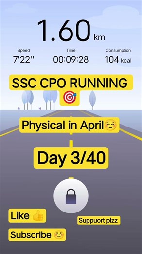 SSC CPO RUNNING DAY 3/40,cpo physical date out,@running,@ssc,@target