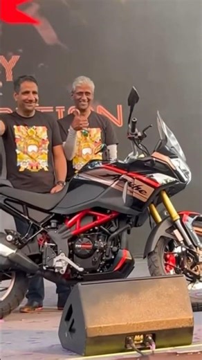 TVS Apache RTX 300 Black–Gold Anniversary Edition | MotoSoul 2025 Goa Launch #shorts