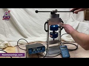 Newton's Ninja calibration of load cell in compression