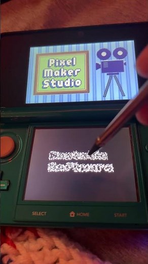 Pixel maker studio dsiware on the Nintendo 3ds