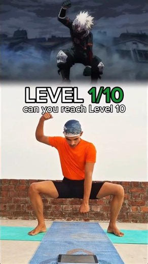 Anime Poses in Real Life 🔥 Level 1 to 10 | Bakugo, Jiraiya, Gon & More #anime #shorts