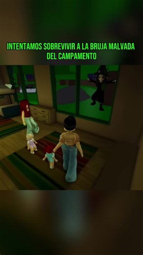 Sobrevivir a la bruja malvada del campamento en Brookhaven Roblox
