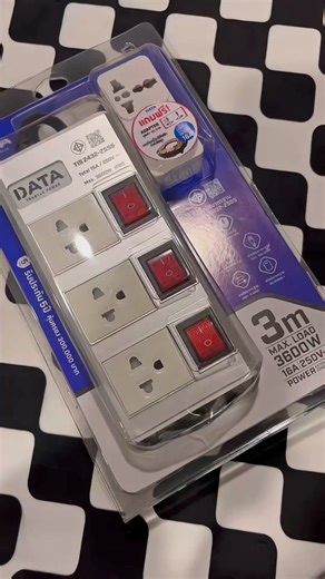 DATA POWER (@trustedpowerofficial) - รีวิวปลั๊กไฟมาตรฐานดาต้า สายยาว 3 เมตร
