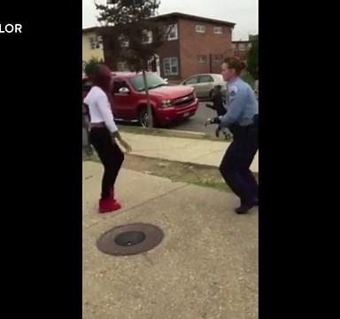 Teen Challenges Cop to Epic Dance-Off